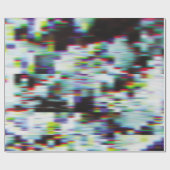 暗いエラーの背景、イラストレーション。黒、青、 ラッピングペーパー (フラット)