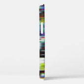 暗いエラーの背景、イラストレーション。黒、青、 Case-Mate iPhoneケース (裏面 / 右)