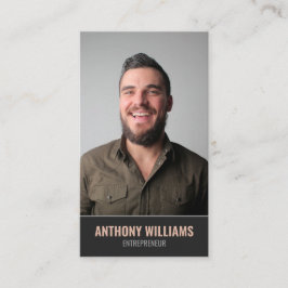 暗いエレガント写真 名刺