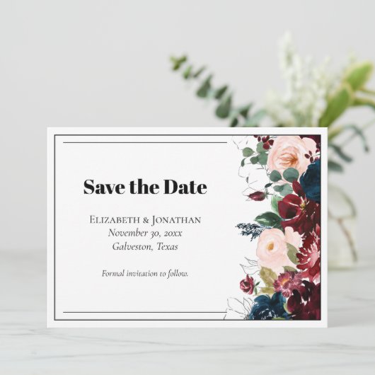 暗いエレガント花模様 (スタンド正面)