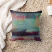 暗いカラフル抽象芸術ブレンド クッション (ブランケット)