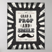 暗いカーニバルサイコサーカスはプロップ写真の標識をつかむ ポスター (正面)