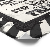 暗いカーニバルサイコサーカスパーティーキャンディトリートサイン ポスター (角)