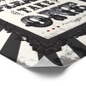 暗いカーニバルサイコサーカスパーティー好意ギフトサイン ポスター (角)