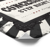 暗いカーニバルサイコサーカスパーティー譲歩サイン ポスター (角)