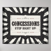 暗いカーニバルサイコサーカスパーティー譲歩サイン ポスター (正面)