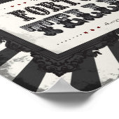 暗いカーニバルサイコサーカスフォーチュンテラーサイン ポスター (角)