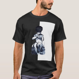 暗いキューピッドの人のユニセックスなTシャツ Tシャツ