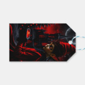 暗いクリスマスの時間。 ギフトタグ (正面(横))