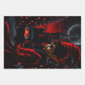 暗いクリスマスの時間。 ラッピングペーパーシート (正面2)