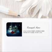 暗いクリスマスの時間 ラベル (インサイチュ)