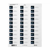 暗いクリスマスの時間 ラベル (フルシート)