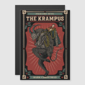 暗いクリスマスの民俗的な悪魔クランプスのおもちゃのバッグ (正面/裏面)