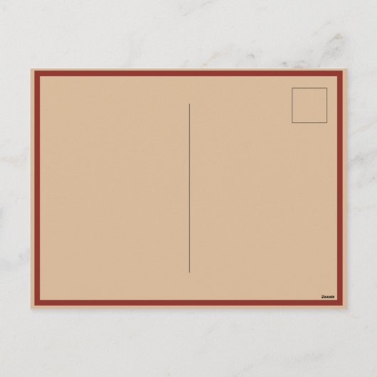 暗いクリスマスの民俗的な悪魔クランプスのおもちゃのバッグ シーズンポストカード (裏面)