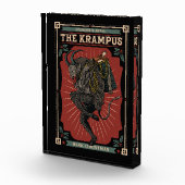 暗いクリスマスの民俗的な悪魔クランプスのおもちゃのバッグ フォトブロック (右)