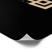 暗いクリスマスの民俗的な悪魔クランプスのおもちゃのバッグ ポスター (角)