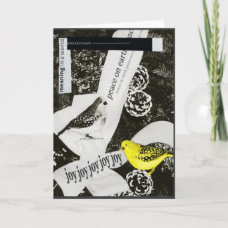 暗いクリスマス シーズンカード