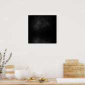 暗いグランジ背景 – 最も暗いグレー ポスター (キッチン)