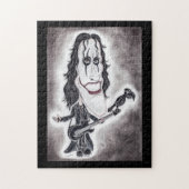 暗いゴシックの伝説映画風刺漫画のスケッチのパズル ジグソーパズル (縦)