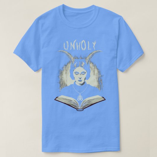 暗いゴシック様式のホラー非神聖 Tシャツ (デザイン正面)