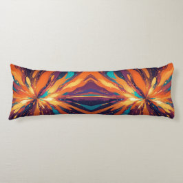 暗いサイケデリックデザイン ボディピロー