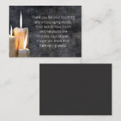 暗いサンキューカード ノートカード (正面/裏面)