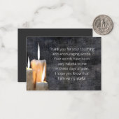 暗いサンキューカード ノートカード (正面/裏面インサイチュ)