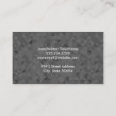 暗いシャープなエッジ 名刺 (裏面)