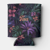 暗いジャングルの花 缶クーラー (正面)