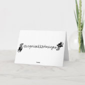 暗いジャングルの葉 カード (裏面)