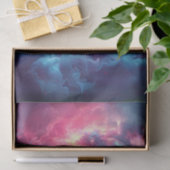 暗いスカルのネオングロー 薄葉紙 (ギフト)