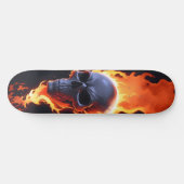 暗いスカルの消火7 スケートボード (横)
