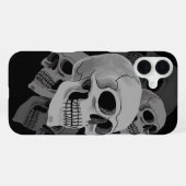 暗いスカル群 iPhoneケース (裏面横)