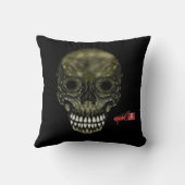 暗いスカル クッション (裏面)