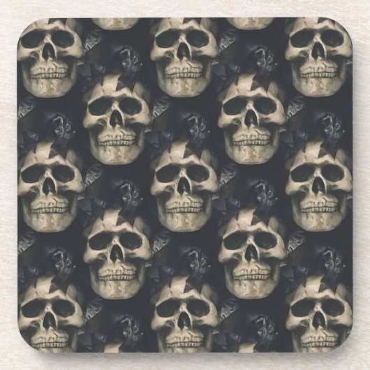 暗いスカル コースター (正面)