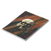 暗いスカル ノートパッド (回転)