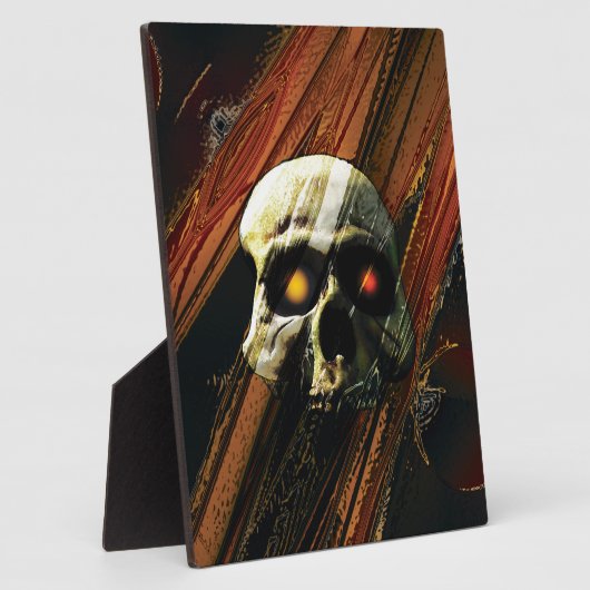 暗いスカル フォトプラーク (側面)