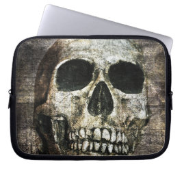 暗いスカル ラップトップスリーブ