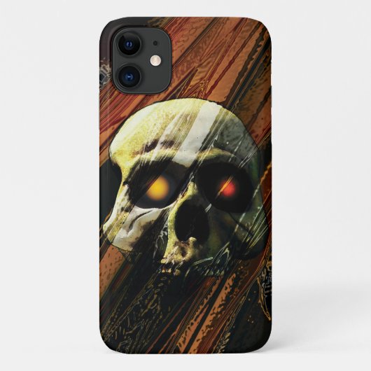 暗いスカル Case-Mate iPhoneケース (裏面)