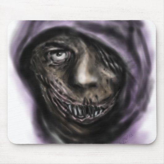 暗いスマイル マウスパッド (正面)