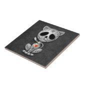 暗いゾンビの砂糖の子ネコ タイル (側面)