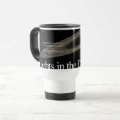 暗いタンブラーのライト トラベルマグ (正面左)