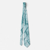 暗いターコイズマーブルルック ネクタイ (裏面)