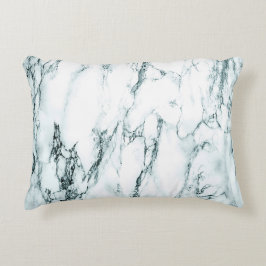 暗いターコイズ静脈大理石の外観 アクセントクッション