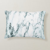 暗いターコイズ静脈大理石の外観 アクセントクッション (裏面)