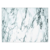 暗いターコイズ静脈大理石の外観 テーブルクロス (正面(横))