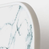 暗いターコイズ静脈大理石の外観 ピックルボールラケット (左詳細)