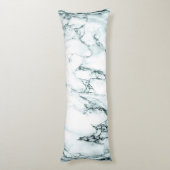 暗いターコイズ静脈大理石の外観 ボディピロー (裏面 (縦))