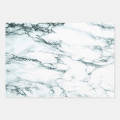 暗いターコイズ静脈大理石の外観 ラッピングペーパーシート (正面3)