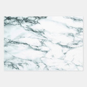 暗いターコイズ静脈大理石の外観 ラッピングペーパーシート (正面)